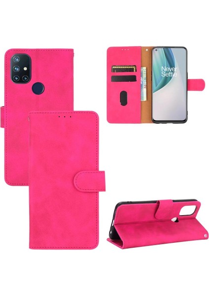 Oneplus Nord N10 Koruyucu Kapak Kartı Ekleme Deri Folyo Için Kılıf (Yurt Dışından)