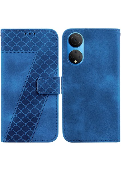 Onur X7 Kart Yuvası Fonksiyonu Için Kılıf Cüzdan Kabartmalı Desen Flip Folio Pu (Yurt Dışından)