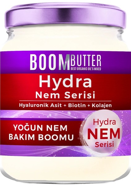 BOOM BUTTER Hydra Yoğun Nem Besleyici Kırılma Önleyici Saç Bakım Boom'u 190 ML