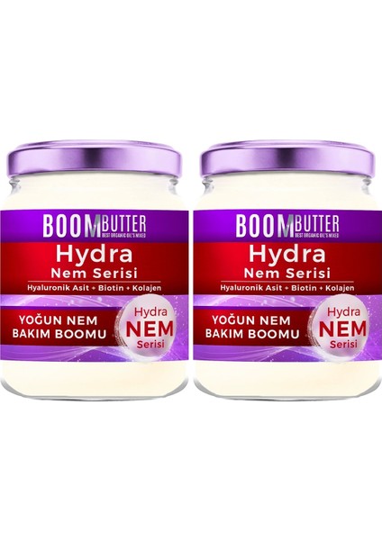 Boom Butter Hydra Yoğun Nem Saç Bakım Boom'u 2'li Fırsat Paketi