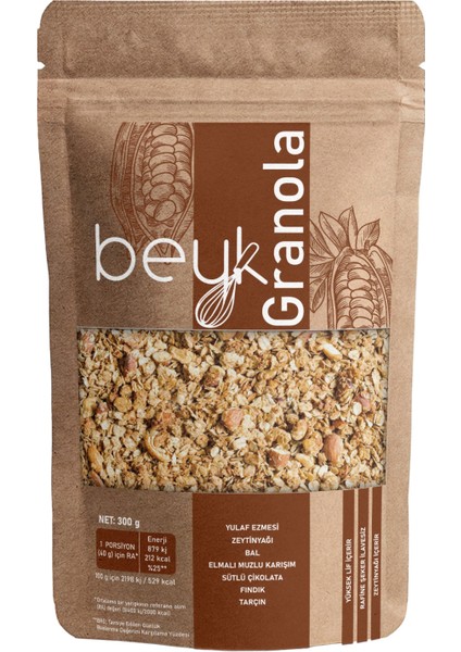 Granola - Çikolata & Fındık (Sütlü)