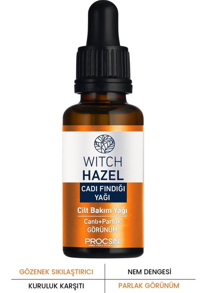 PROCSIN Witch Hazel Cilt Bakım Yağı 22 Ml