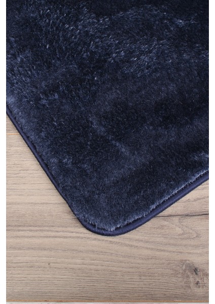 Relax Lacivert 80X150 + 50X80 cm Büyük Ebat 2'li Banyo Halısı Paspası Seti Kaymaz Klozet Takımı fiyatları