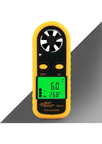 Ar 816 Rüzgar Hızı ve Sıcaklık Ölçer Anemometre
