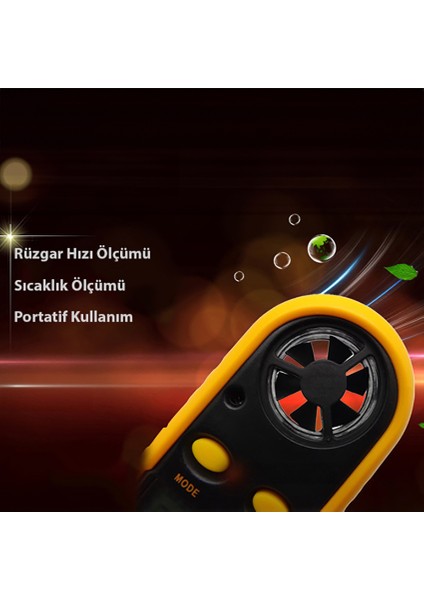 Ar 816 Rüzgar Hızı ve Sıcaklık Ölçer Anemometre