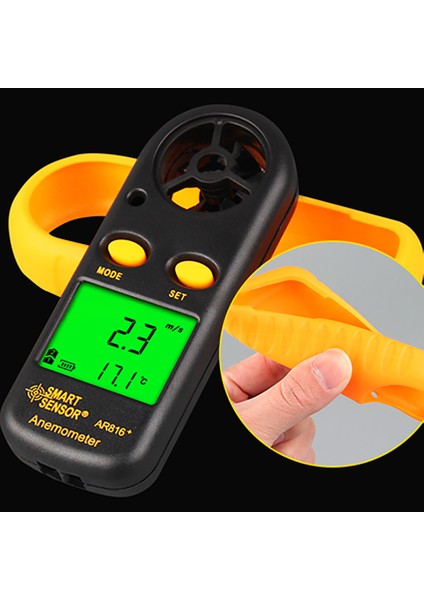 Ar 816 Rüzgar Hızı ve Sıcaklık Ölçer Anemometre