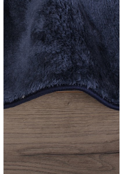 Relax Lacivert Köşeli 60X100 + 50X60 cm 2'li Pufidik Banyo Paspası Seti Kaymaz Klozet Takımı modelleri