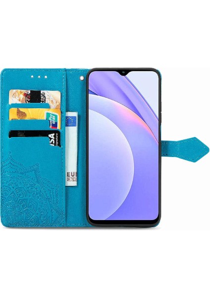Redmi Not 9 4g Flip Kapak Için Kılıf Zarif Desen Darbeye Basit (Yurt Dışından)