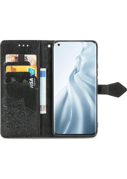 Xiaomi 11 Için Kılıf Darbeye Deri Kılıf Basit Iş Zarif (Yurt Dışından) modelleri
