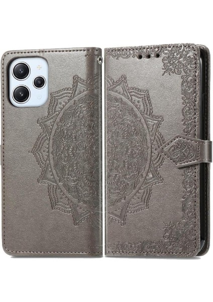 Redmi 12 4g Için Kılıf Deri Kılıf Kapak Çevirin Basit Iş Zarif (Yurt Dışından)
