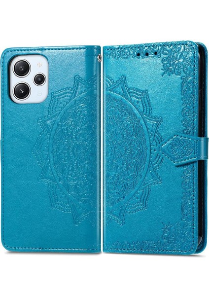 Redmi 12 4g Için Kılıf Deri Kılıf Kapak Çevirin Basit Iş Zarif (Yurt Dışından)