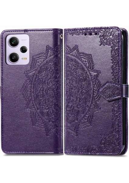 Redmi Not 12 Için Kılıf Pro Kapak Çevirin Kılıf Zarif Desen (Yurt Dışından)