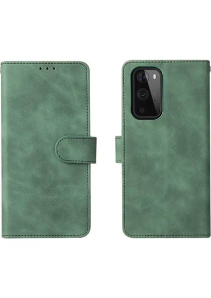 Kart Tutucu Kickstand Tam Koruma Folio ile Oneplus 9 Pro Için Kılıf (Yurt Dışından)