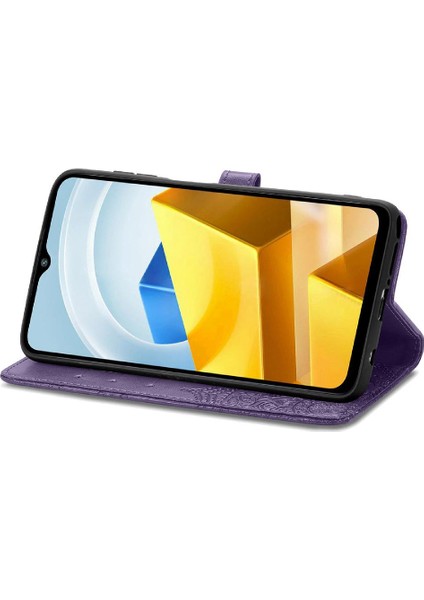 Xiaomi Poco M5 Basit Iş Darbeye Deri Kılıf Için Kılıf Çevirin (Yurt Dışından) fırsatları