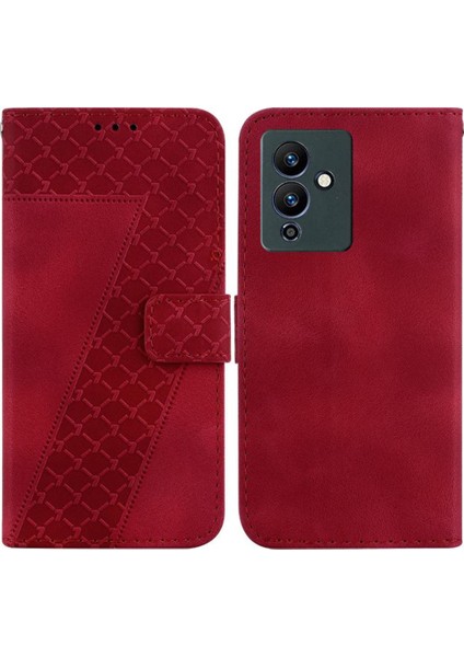 Infinix Not 12 5g Kabartmalı Desen Flip Folio Kapak Kartı Için Telefon Kılıfı (Yurt Dışından)