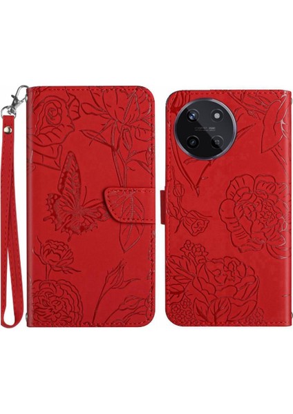 Pu ile Realme 11 4g Anti-Damla Koruma Darbeye Deri Kılıf (Yurt Dışından)