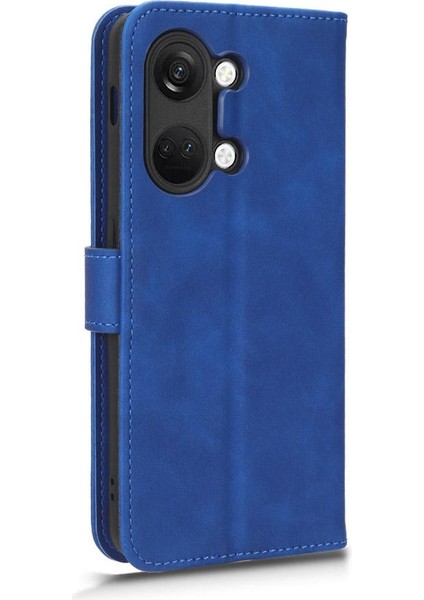 Oneplus Ace 2V Kart Ekleme Deri Için Kılıf Folio Flip Case Tam (Yurt Dışından)