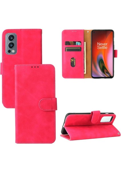 Oneplus Nord 2 Kart Ekleme Deri Için Kılıf Folio Flip Case Tam (Yurt Dışından)