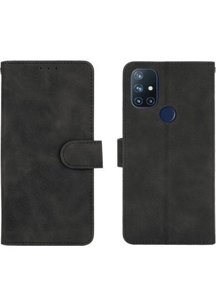 Oneplus Nord N10 Koruyucu Kapak Kartı Ekleme Deri Folyo Için Kılıf (Yurt Dışından)