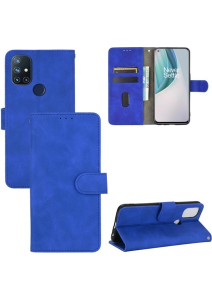Oneplus Nord N10 Koruyucu Kapak Kartı Ekleme Deri Folyo Için Kılıf (Yurt Dışından)