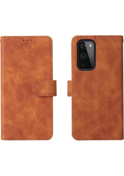 Kart Tutucu Kickstand Tam Koruma Folio ile Oneplus 9 Pro Için Kılıf (Yurt Dışından)