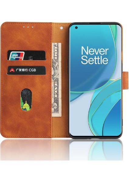 Kart Tutucu Kickstand Tam Koruma Folio ile Oneplus 9 Pro Için Kılıf (Yurt Dışından) indirimleri