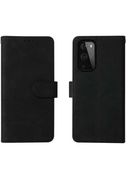 Kart Tutucu Kickstand Tam Koruma Folio ile Oneplus 9 Pro Için Kılıf (Yurt Dışından)
