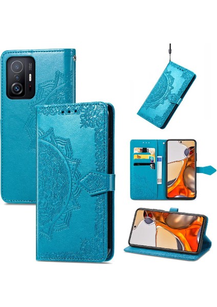 Xiaomi 11T/11T Pro Zarif Desen Deri Kılıf Darbeye (Yurt Dışından) fiyatları