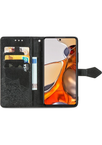 Xiaomi 11T/11T Pro Zarif Desen Deri Kılıf Darbeye (Yurt Dışından) modelleri