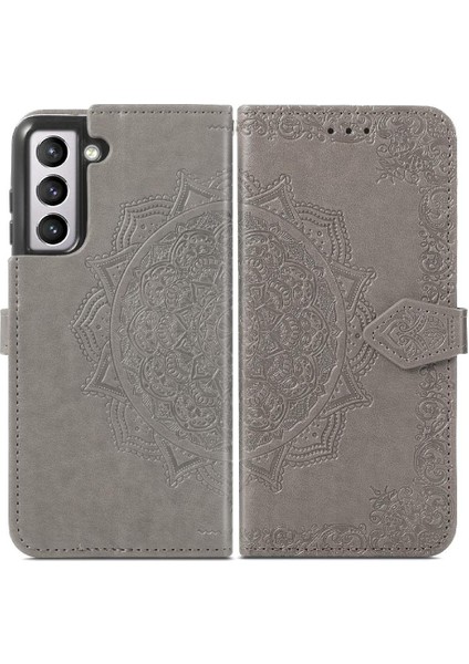 Samsung S21 Flip Kapak Kılıf Için Kılıf Zarif Desen Basit (Yurt Dışından)