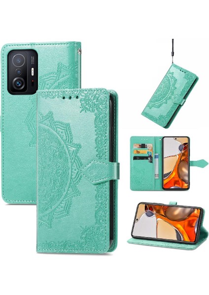 Xiaomi 11T/11T Pro Zarif Desen Deri Kılıf Darbeye (Yurt Dışından) fiyatları