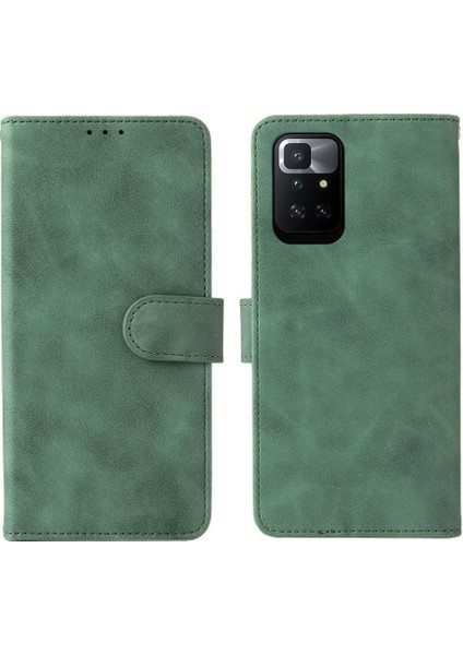 Kart Tutucu Kickstand Folyo ile Xiaomi Redmi 10 Kart Ekleme Için Kılıf (Yurt Dışından)