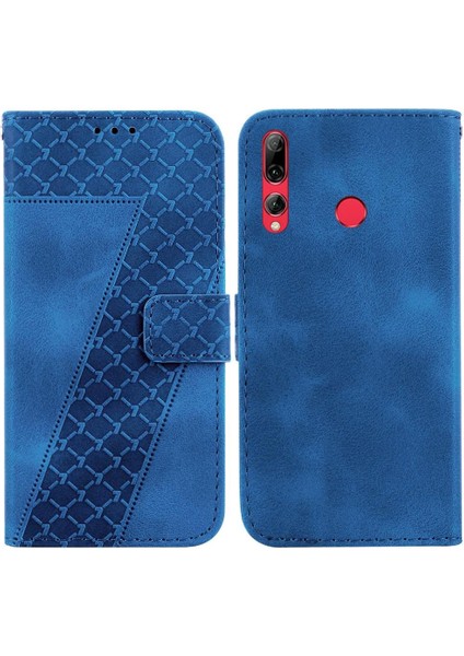 Huawei P Akıllı Artı 2019 Kart Yuvası Fonksiyonu Flip Folio Kapak Pu (Yurt Dışından)