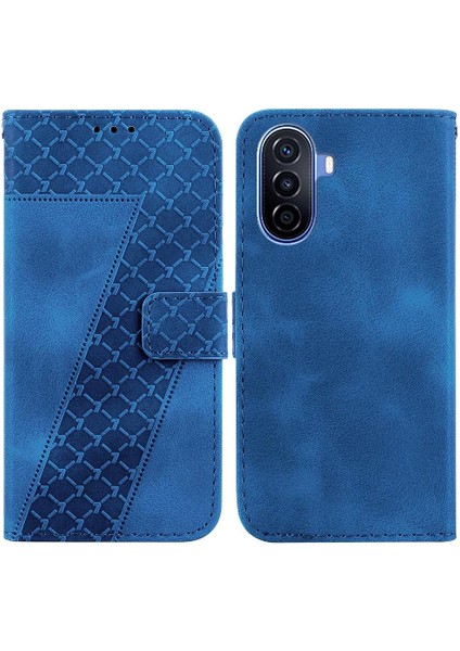 Huawei Nova Y70 Artı Flip Folio Kapak Kart Yuvası Fonksiyonu Cüzdan (Yurt Dışından)