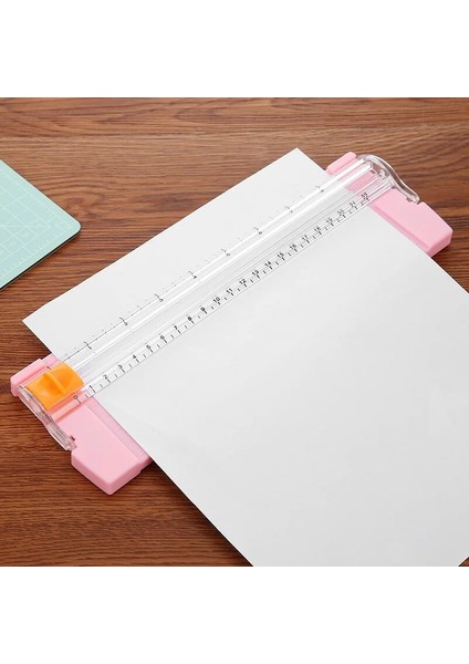 A Pembe A5 Stili Yazın Vodool Dıy Taşınabilir A5A4A3 Plastik Kağıt Kesim Hassas Fotoğraf Scrapbooking Kesici Aletler Kesme Makinesi Ofis Okul Malzemeleri (Yurt Dışından)