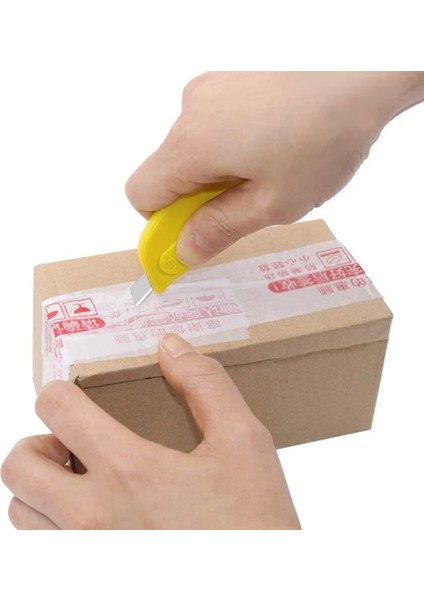 1 Adet Mini Bıçak Kutusu Bıçak Anahtarlık Katlanır Bıçak Konserve Açacağı Kağıt Ekspres Paket Açma Zarf Taşınabilir Açık (Yurt Dışından)