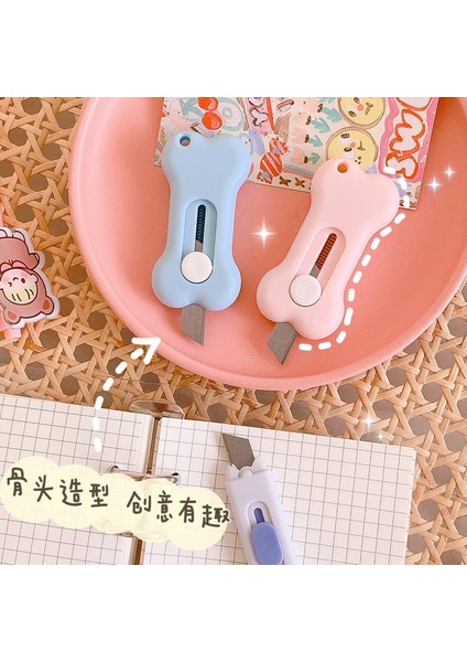 Yeşil Kemik Stili 1 Adet Mini Mektup Açacağı Maket Bıçağı Sevimli Geri Çekilebilir Kağıt Kesici Scrapbooking Araçları Okul Ofis Için Kırtasiye (Yurt Dışından) fırsatları