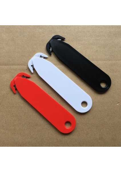 Rastgele Renk Stili Çift Kenarlı Geri Çekilebilir Kutu Kesiciler Kağıt Karton Mukavva Kesici Tainless Güvenlik Programı Ev Ofis Aracı (Yurt Dışından)