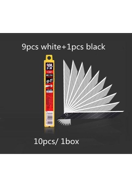 1 Kutu Stili Iyi Tasarım Işlevli Japon Hassas Kesici Maket Bıçağı Bıçakları Gravür Için 9mm Kutu Kağıt Mini Metal Sanat Bıçağı (Yurt Dışından) fiyatları