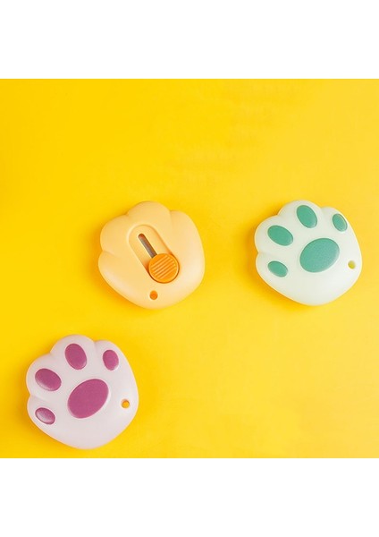 Rastgele Renk Stili Karikatür Sevimli Ayı Pençe Mini Maket Bıçağı Sarma Kutusu Kağıt Zarf Kesici Mektup Açacağı Öğrenci Kırtasiye Scrapbooking Araçları (Yurt Dışından) fırsatları