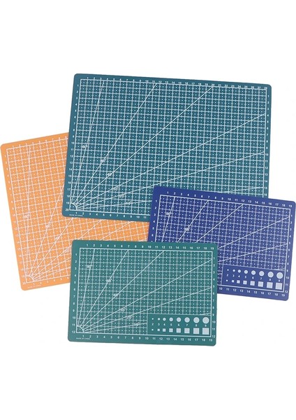 21X15CM Mavi Stil A4A5 Pp Çift Taraflı Izgara Çizgileri Kesme Tahtası Mat Kendiliğinden Iyileşen Kesme Pedi Dıy (Yurt Dışından) indirimleri