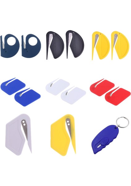 Ben Stil Mini Plastik Mektup Açıcı Keskin Posta Zarf Açıcı Güvenlik Kağıtları Kesici Bıçak Ofis Ekipmanları (Yurt Dışından) fırsatları