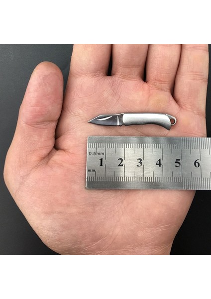 Gümüş Tarzı Mektup Açacağı Kırtasiye Mini Katlanır Taşınabilir Maket Bıçağı Kağıt Kesici Nefis Küçük Balık Pirinç Paslanmaz Çelik Bıçak Ofis (Yurt Dışından)
