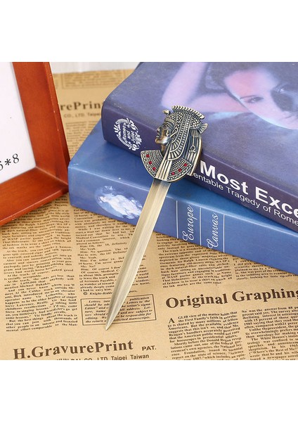Ben Stil Avrupa Tarzı Retro Desen Metal Mektup Açacağı Cila ile Mühürlenmiş Zarflar Için Mum Mektup Açılış Posta Açacağı Karton Kesme (Yurt Dışından)