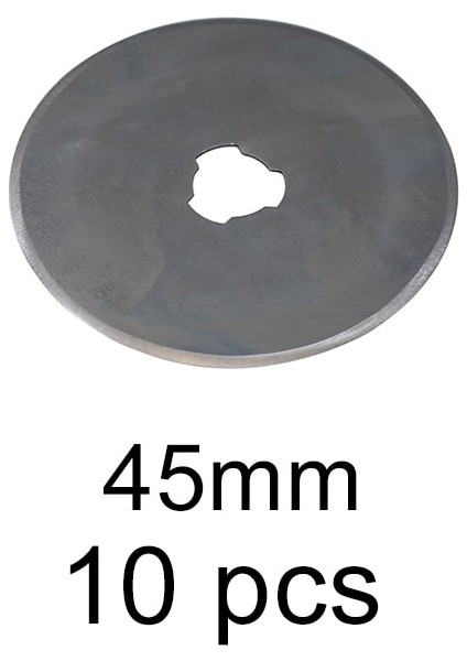 10 Adet Bıçak 45MM Stili Döner Kesici Patchwork Makaralı Kesici Tekerlek Yuvarlak Bıçak Kumaş Bıçak Deri El Sanatları Kumaşlar Kesici Dıy El Yapımı Temel Araçlar (Yurt Dışından) fiyatları