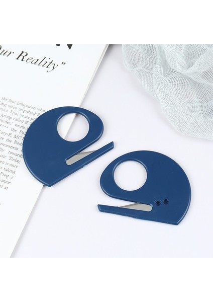 Lastik Mini Mektup Bıçağı Posta Zarf Açıcı Güvenlik Kağıdı Korumalı Kesici Zarf Açıcı 편지 봉투 칼 Ножы Мини Apri Buste (Yurt Dışından) fırsatları