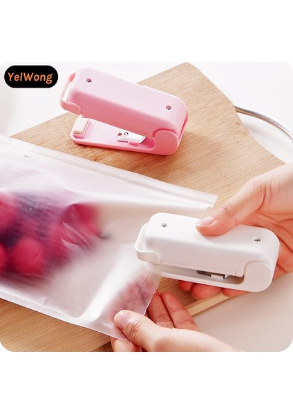 Pembe Tarzı Yelwong Taşınabilir Isı Mühürleyen Plastik Paket Saklama Çantası Mini Sızdırmazlık Makinesi Çanta Klipler Gıda Aperatif Mutfak Aksesuarları Için Mühürler (Yurt Dışından) fiyatları