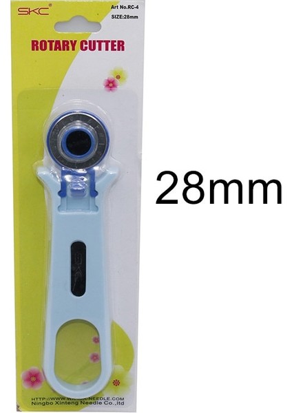 Mavi Bıçak 28 mm Tarzı Döner Kesici Patchwork Makaralı Kesici Tekerlek Yuvarlak Bıçak Kumaş Bıçak Deri El Sanatları Kumaşlar Kesici Dıy El Yapımı Temel Araçlar (Yurt Dışından) fiyatları