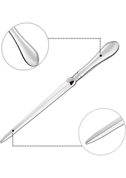 2 Adet Kağıt Kesici Tarzı Mektup Açıcı Hançer Defter Eğme 23CM Metal Bölünmüş Dosya Zarf Açıcı A4 Kağıt Kesici Ofis Okul Tedarik Kesme Bıçağı (Yurt Dışından) modelleri