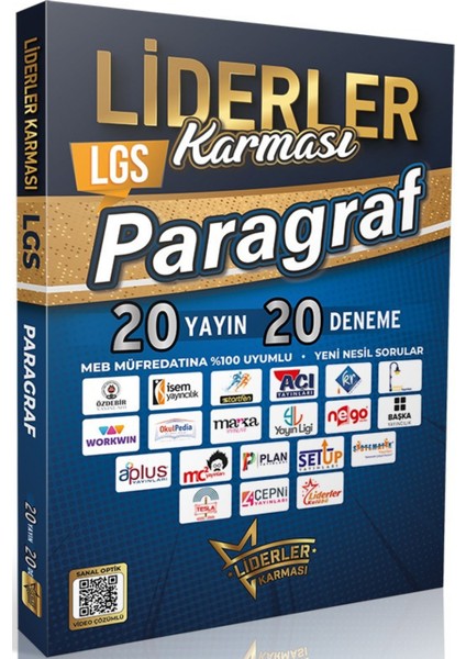 LGS Paragraf Video Çözümlü 20 Yayın 20 Deneme